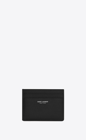 SAINT LAURENT Saint Laurent Paris SLG Man Saint Laurent New York card case – Online exclusive a_V4